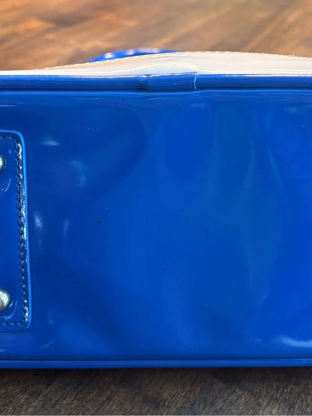 Loungefly Star Wars R2-D2 Kids Blue White Patent Mini Satchel